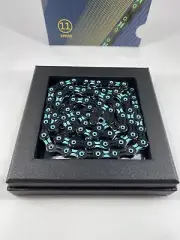 New KMC DLC 11 Speed 118L Chain Black / Celeste Green 11sp Bianchi