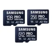 Samsung PRO Ultimate 128GB 256GB 512GB UHS-I MicroSDXC Micro SD Card with Reader