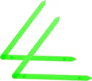 INOOMP 4pcs Magnetic Angle Manipulative Tools Geometric Math Teaching Aid for Classroom Learning Large for Easy Handling and Magnetic Attachment for Geometry Education