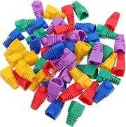 KONTONTY 50pcs Cable Gland Cover Chain Sleeve Protector Cable Boot Cover for Electrical Dust Wire Wire Tidy