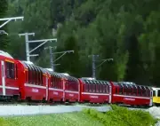 KATO N Gauge Rhaetian Railway Bernina Express New Logo Additional Set 4 Car