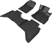 3D MAXpider All-Weather Floor Mats for Isuzu D-MAX 4 Doors 2022+ Custom Fit Car Floor Liners, Kagu Series (1st & 2nd Row)