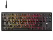 Corsair K70 Core TKL RGB MLX Red V2 Switch Mechanical Gaming Keyboard - Black