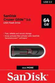 SanDisk USB 3.0 64GB Flash Drive Memory Stick