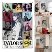 Singer Taylor Swift Erasing Tour Tapestry Wall Hanging Backdrop Background Home Decor Gift for Swift Fans Music Lover