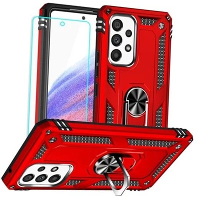 Samsung A53 5G Case, Galaxy A53 5G Case with HD Samsung Galaxy A53 Case Red