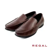 在飛比找momo購物網優惠-【REGAL】經典質感懶人休閒鞋 深棕色(JZ01-DBR)