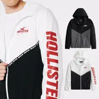 在飛比找momo購物網優惠-【HOLLISTER Co】HCO 海鷗 文字運動防風防潑水