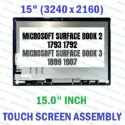 15" LED RETINA LCD Touch Assembly Microsoft Surface BOOK 2 BLACK