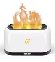 Oil Diffuser with Flame Light Air Aroma Humidifier for Home Large & Small Room