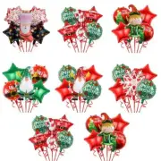 Aluminum Film Xmas Foil Balloons DIY Inflatable Balloon Christmas