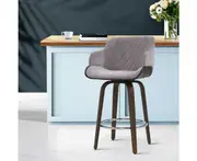 Bar Stools Kitchen Stool Swivel Chairs - Grey