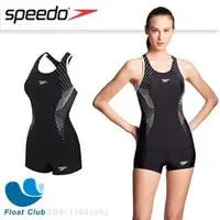 在飛比找PChome商店街優惠-SPEEDO 運動兩截式泳裝 兩件式泳衣 Fit 背心泳裝 