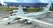 AmerCom Tupolev TU-95 "Bear" Soviet Air Force 1:200 Scale