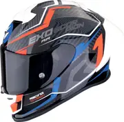Scorpion EXO-R1 Evo II Air Coup, full face helmet , color: Black/Red/Blue/White , size: S