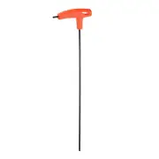 T-Handle Hex Key Wrench 4mm Extra Long Arm T-Key Hexagon Spanner, Orange