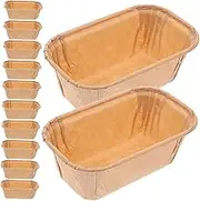 Alipis 50pcs Paper Cupcake Liners Versatile Baking Cups for Muffins Chiffon Cakes Desserts Elegant Rustic Design Sturdy High Temperature Resistant Paper Wrappers for Special Occasions