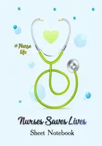 在飛比找博客來優惠-Nurses Save Lives (Sheet Noteb