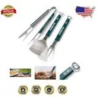 3-Piece Philadelphia Eagles BBQ Set with Laser-Cut Logo - Perfect for Tailgating
