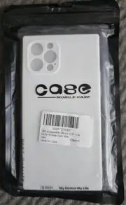 LSL Case Compatible iPhone 12 ProWhite Soft TPU Bumper Anti-Drop Anti-Scratch