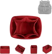 DGAZ Silk Purse Organizer Insert Fits For 22A/22C/23C/24P Chanel Duma Bags,Silky Smooth Bag Organizer(22A/22C/23C/24P Small,Rouge Cassque)