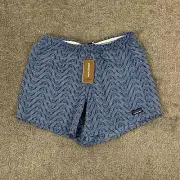 PATAGONIA Shorts Womens Size XS x 5" Baggies Bluff River Port Blue Hybrid NEW