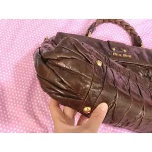 ㊣優惠$12000【MIU MIU Coffer 文青風雙口袋包 】