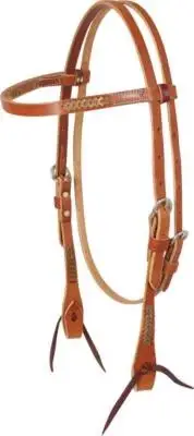 Martin Saddlery Rawhide Lace Browband Headstall Null Brown