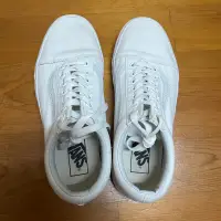 在飛比找蝦皮購物優惠-Vans 全白 帆布 基本款