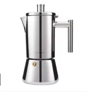 Easyworkz Diego Stovetop Espresso Maker Stainless Steel Italian Coffee Machine M