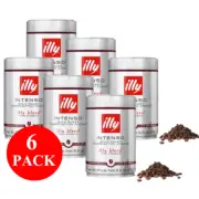 6 x illy Intenso Coffee Beans 250g