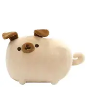 GUND Pusheen Pugsheen Stuffed Plush Dog with Poseable Ears, Tan, 24cm