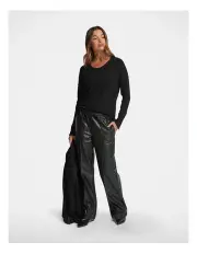 [Decjuba] Lara Rib Top in Black