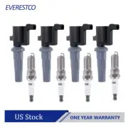 Ignition Coil w/ Spark Plugs Kit For Ford Escape Fusion Mercury Mariner Milan (for: Ford)