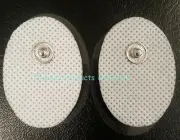 Small Massage Pads / Thick Electrodes Oval Shaped (6) for Digital Massage TENS