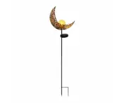 Hansona Crescent Hollow Half Moon Solar Powered Stake Lights