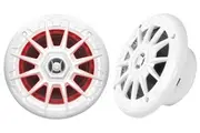 Boss Audio MRGB55W 5.25" Marine Boat Speakers 75W White w/ RGB Lightin
