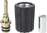 High Pressure Washer Hose Insert Fittings Car Washer Water Cleaning Hose Pipe Fitting TwistConnector Quick Fixing, As Picture Show