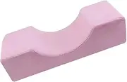Soft and Supportive Neck Pillow for Eyelash Extension Makeup, Pink
