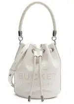 Marc Jacobs The Bucket Micro Leather Bucket bag - White One Size