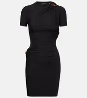 [Christopher Esber] Christopher Esber Orbit ruched minidress AU 10 black