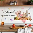 Energetic Design Kitchen Wall Stickers featuring Fun Culinary Elements
