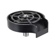 Sink Cup Washer Automatic Easy Installation Strong Pressure Mini Stainless Steel Bar Push Type Glass Rinser for Bar-Black
