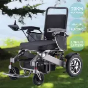 Electric Wheelchair Folding Long Range Lithium Power Motorised Foldable HOT