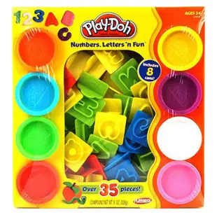 Play-Doh 培樂多 數字英文字母模具黏土組