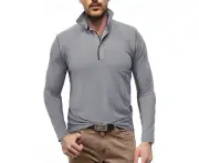 1PCS men's long sleeve polo shirt