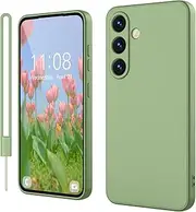 Samsung Galaxy A54 Case, Andwing Mobile Phone Case Samsung Galaxy A54 with Soft Scratch-Resistant Microfibre Lining, All-Round Protection Protective Case for Samsung Galaxy A54 4G/5G Matcha Green