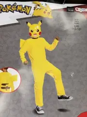 Pokemon Pikachu Classic Halloween Child Costume Medium Large 10/12