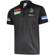 Collingwood Magpies AFL Mens Players Polo 2019 ISC BNWTS "5XL"