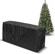 Large Protective Storage Bag with Zipper and Carry Handle Durable Heavy Duty 210D Ox Cloth Storage Box for Artificial Tree Matr Cushion Furniture from S